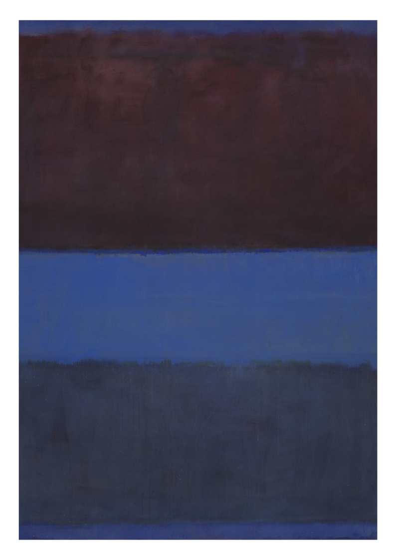 No. 61 (Rust and Blue) by Mark Rothko (1953)