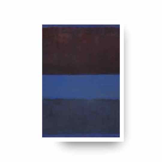 No. 61 (Rust and Blue) by Mark Rothko (1953)