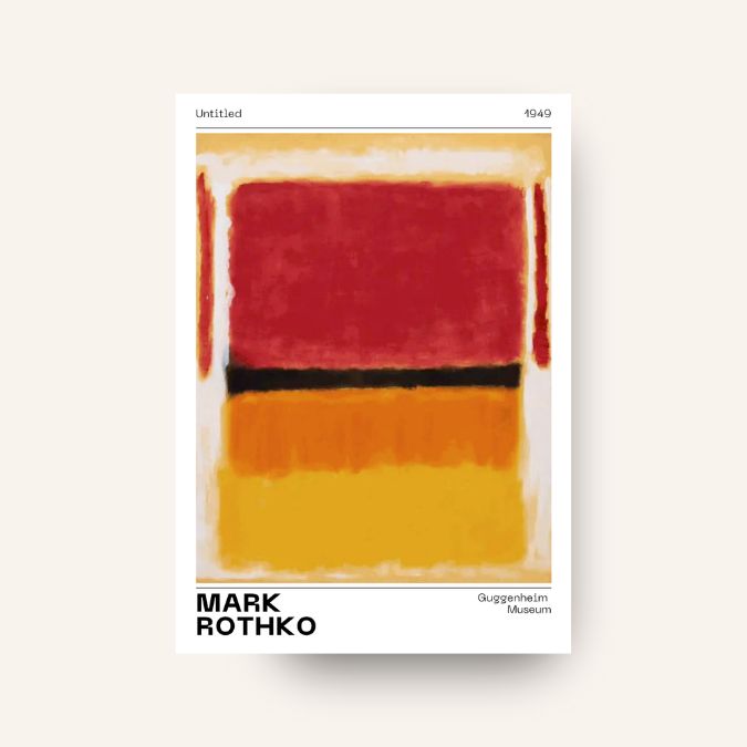 "Untitled" (1949) by Mark Rothko Poster