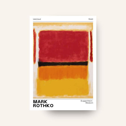 "Untitled" (1949) by Mark Rothko Poster