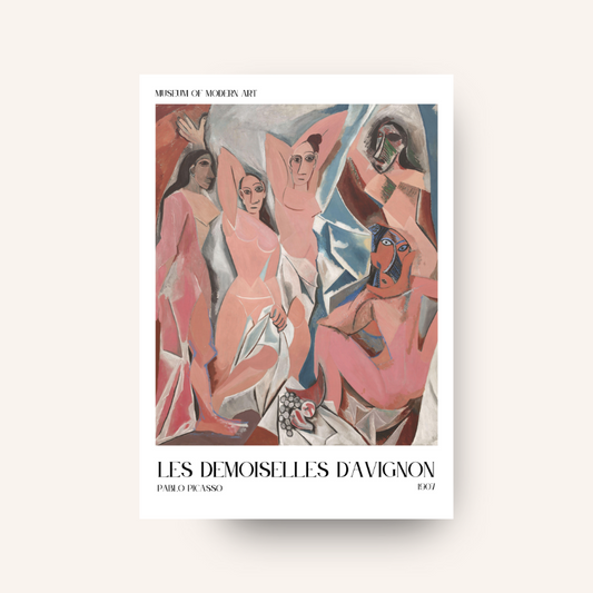 "Les Demoiselles d'Avignon" (1907) by Pablo Picasso Poster
